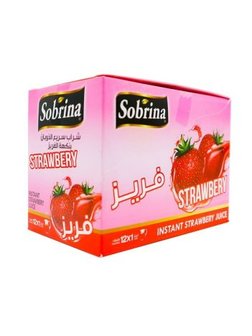 Sobrina Poedersap Aardbei 12 x 40 Gram