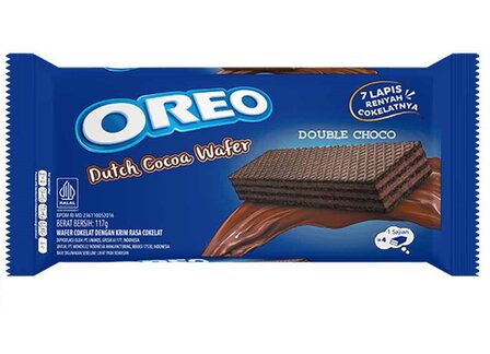 Oreo Dutch Wafer Double Choco 117 Gram