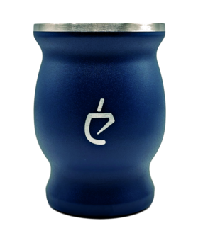 Mate Beker Hoogwaardig Ge&iuml;soleerd Blauw 230 ML