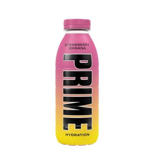 Prime Hydration Drink Strawberry Banana Fles 500 ml