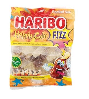 Haribo Cola Zuur Snoep 100 Gram (halal)