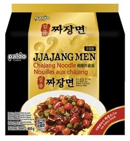 Paldo Jjajang Men Instant Ramen Noodles 4 x 200 Gram