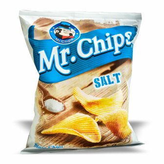 Mr Chips Aardappel Chips Zout 75 Gram