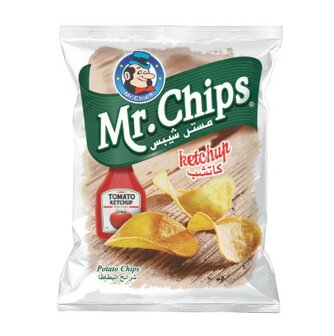 Mr Chips Aardappel Chips Ketchup 75 Gram