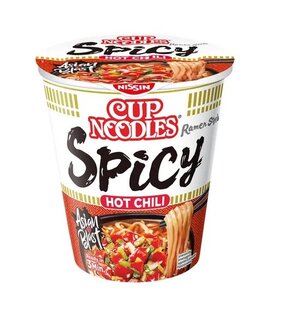 Nissin Cup Noodles Hot Chili Spicy 8x66 Gram (doos)