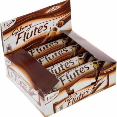 Galaxy Flutes Doos (12 x 22gr) 270 Gram