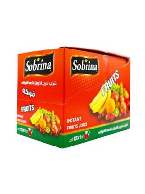 Sobrina Poedersap Fruit 12 x 40 Gram