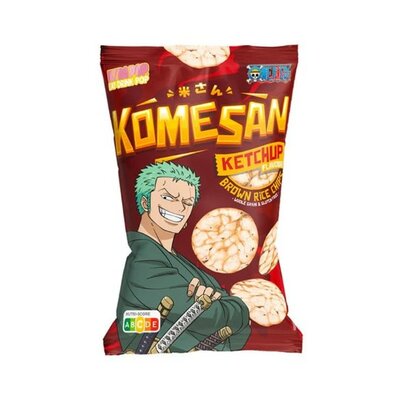 Ultrapop Komesan Rijst Chips Ketchup One Piece 60 Gram