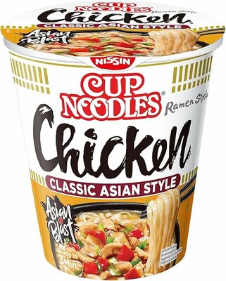 Nissin Cup Noodles Chicken Classic Asian Style 8x63 Gram (doos)